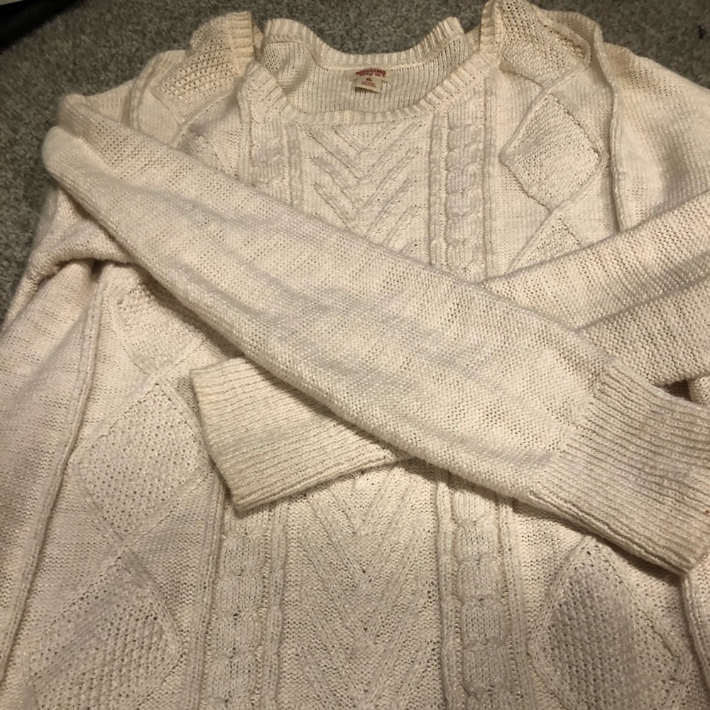Cream color sweater - over sized